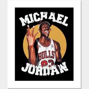 Michael Jordan Aesthetic Tribute 〶 Posters and Art